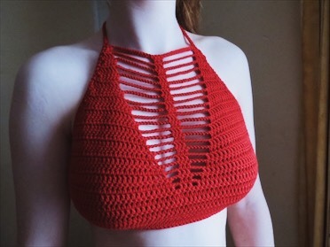 Free crochet halter top pattern