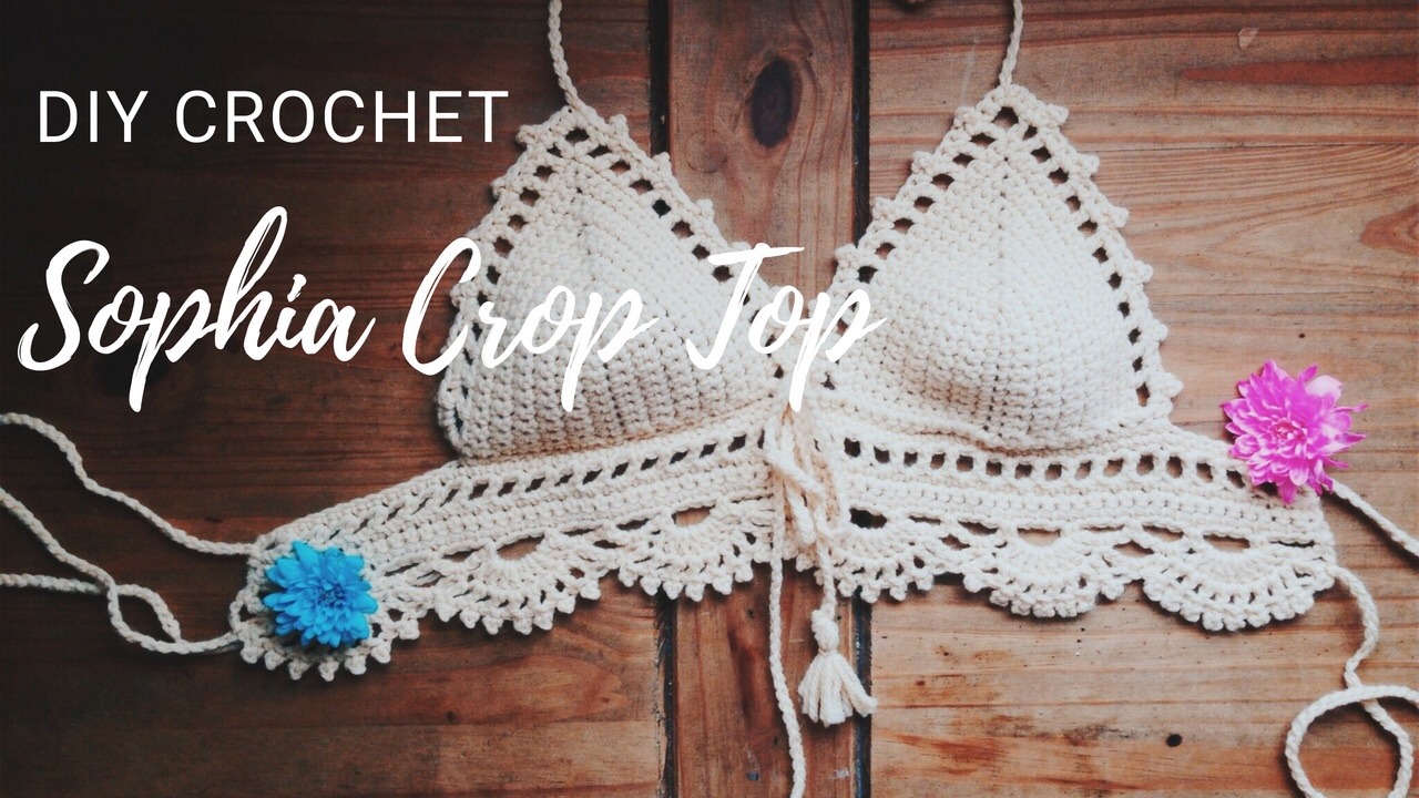 The Sophia Crochet Crop Top - Carrie