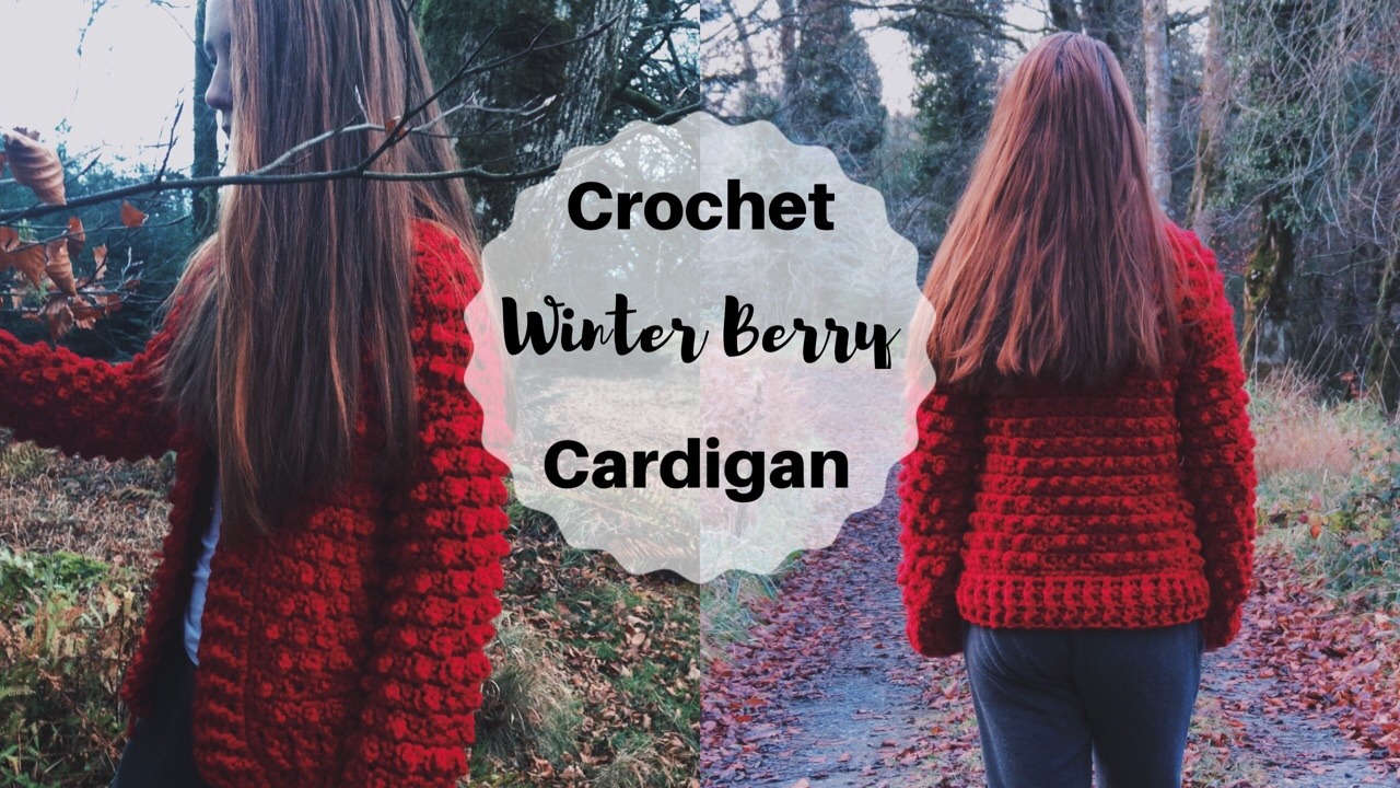 Free crochet bobble cardigan pattern
