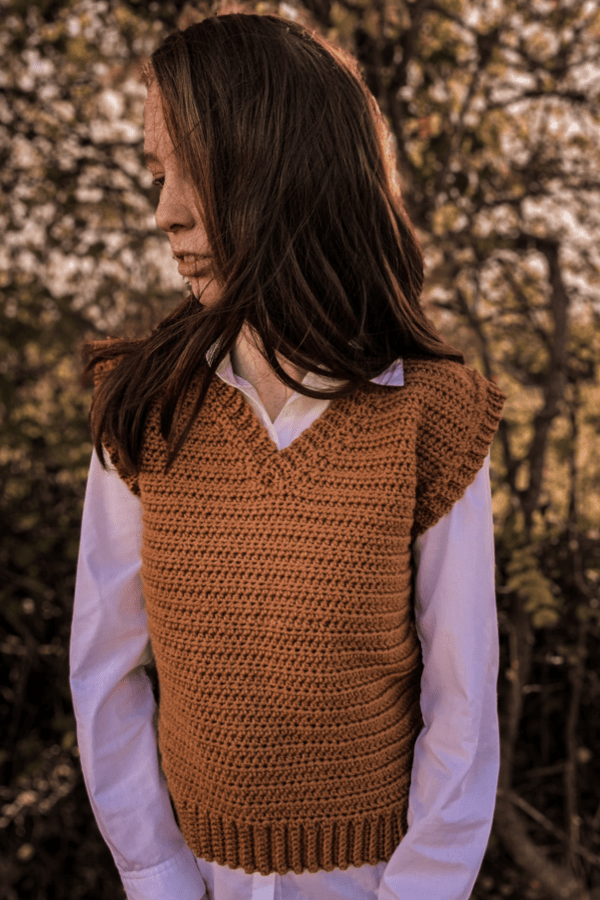 free crochet sweater vest pattern