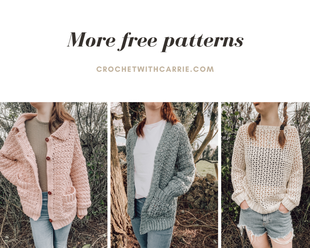 free crochet cardigan patterns