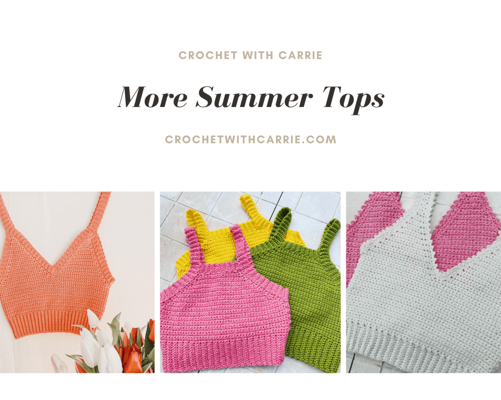 Easy Knit Summer Sweater - Crochet with Carrie