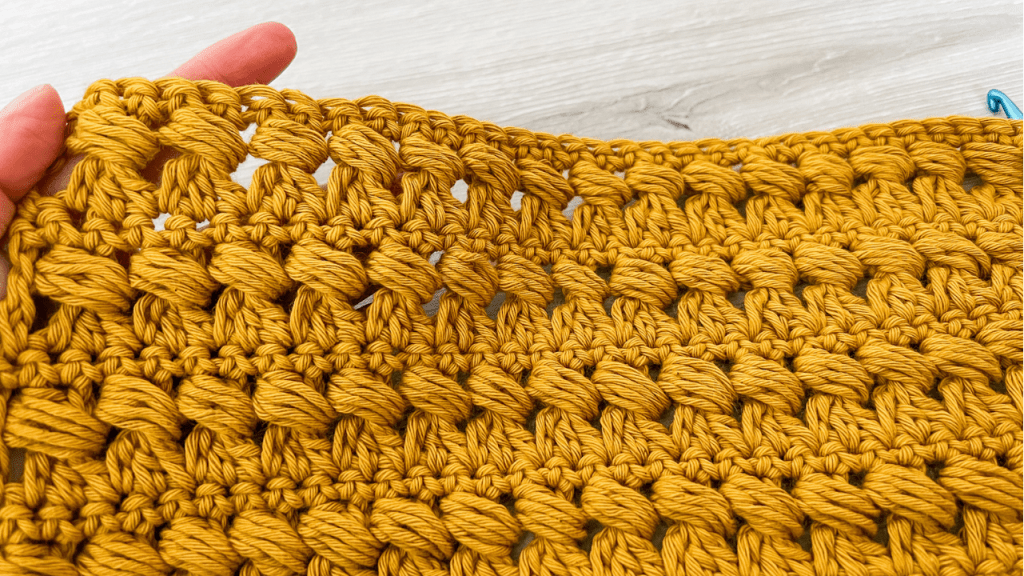 crochet cluster bead stitch