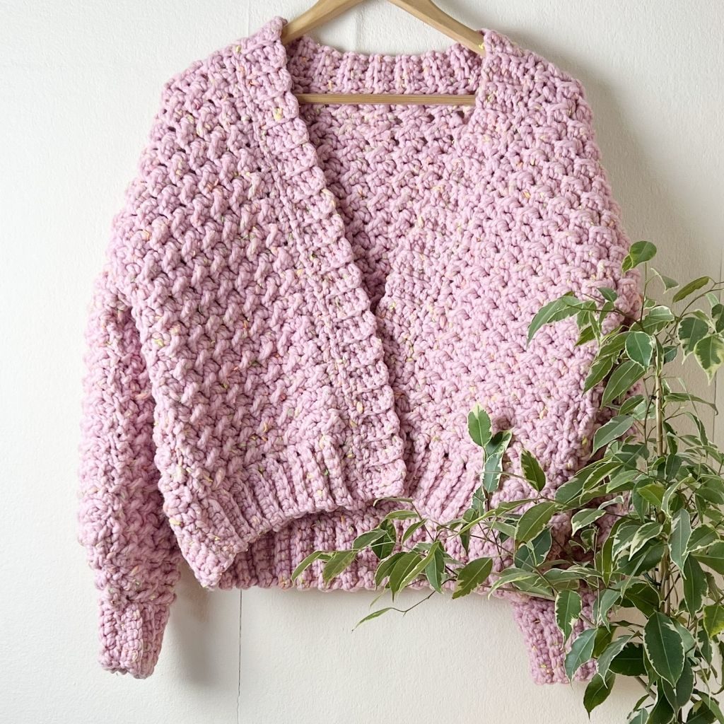 Quick & Chunky Crochet Sweater - free pattern + video