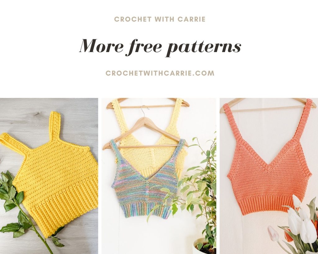 free crochet top patterns