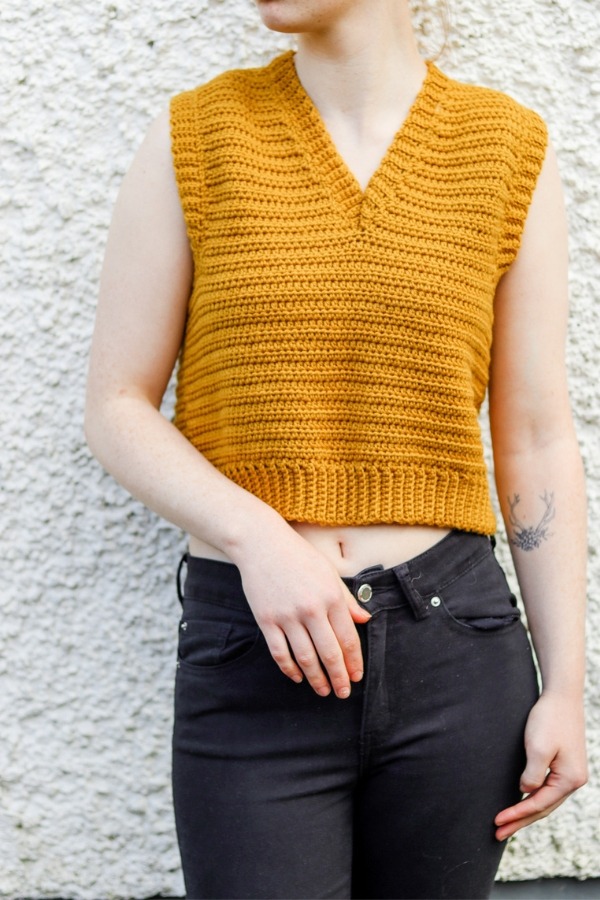 crochet vest top pattern