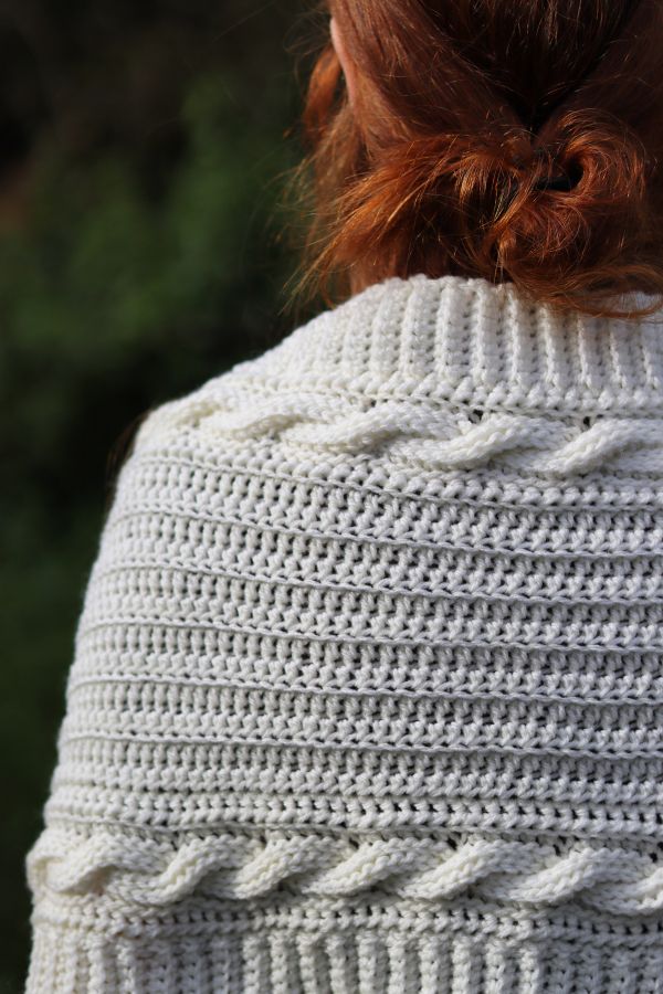 easy crochet pocket shawl